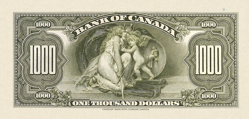 Canada, 1 - 1000 Dollars, 1935 ENGLISH Series, P.38 - P.56, Complete Set REPLICA My Store