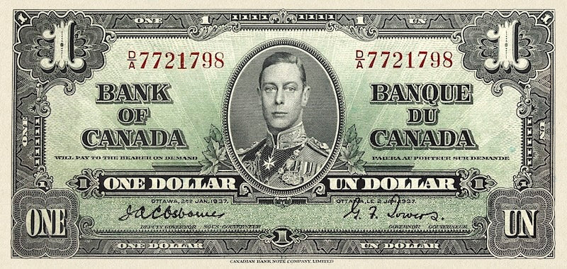 Canada, 1 - 1000 Dollars, 1937, P.58 - P.65, Complete Set REPLICA My Store