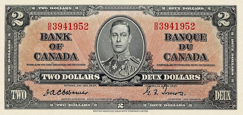 Canada, 1 - 1000 Dollars, 1937, P.58 - P.65, Complete Set REPLICA My Store