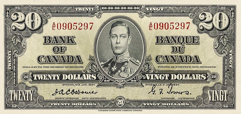 Canada, 1 - 1000 Dollars, 1937, P.58 - P.65, Complete Set REPLICA My Store