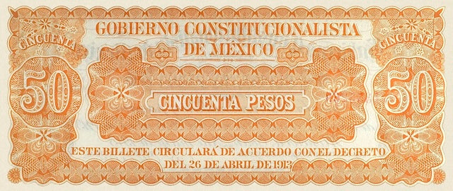 Mexico, Gobierno Constitucionalista Monclova,  1 - 100 Pesos, 1913, P.S625 - P.S635, Complete Set REPLICA My Store