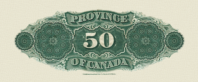 Province of Canada, 1 - 500 Dollars, 1866, P.1 - P.7A, Complete Set REPLICA My Store