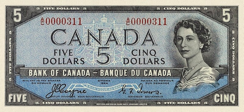 Canada, 1 - 1000 Dollars, 1954, P.66 - P.73 (Devil's Face), Complete Set REPLICA My Store
