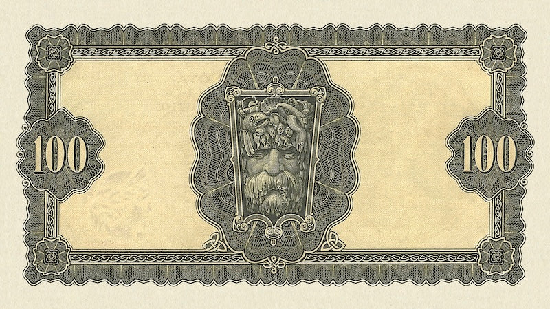 Ireland, Saorstát Éireann, Lady Lavery, 10 Shillings, 1 - 100 Pounds, 1928, Complete Set, P.1A - P.7 REPLICA My Store