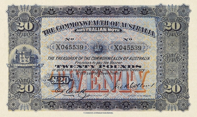 Australia, Treasury Issues, 1/2 Sovereign, 1 - 100 Pounds, 1913 - 1918, P.3 - P.9, Complete Set REPLICA My Store