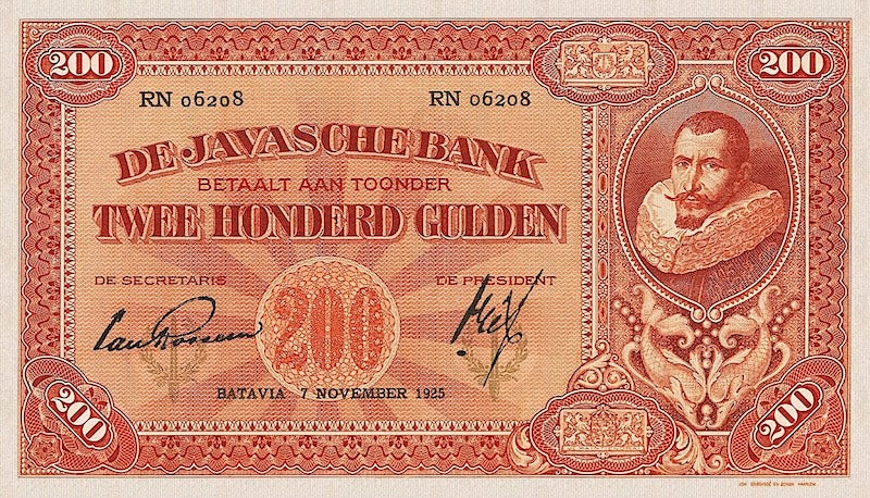 Netherlands Indies (Indonesia), De Javasche Bank 5 - 1000 Gulden, 1925, P.69 - P.77, Complete Set REPLICA My Store