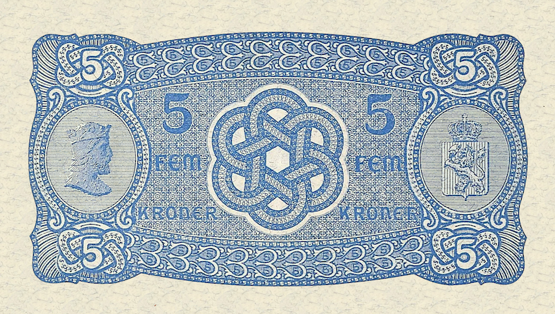 Norway, Norges Bank, Christie Issue 5 - 1000 Kroner, 1901 - 1945, P.7 - P.12 REPLICA My Store