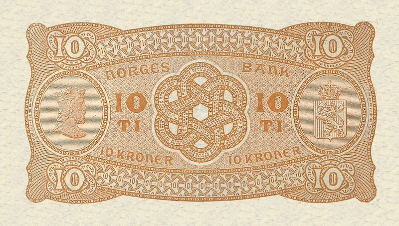 Norway, Norges Bank, Christie Issue 5 - 1000 Kroner, 1901 - 1945, P.7 - P.12 REPLICA My Store
