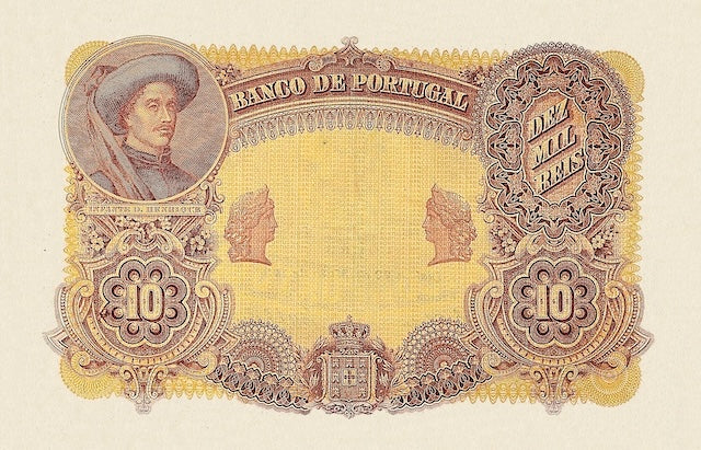 Portugal Banco de Portugal 1898–1909 collectible banknote set