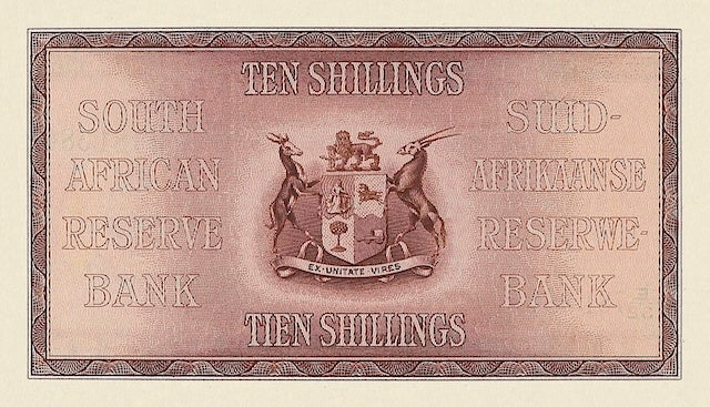 South Africa, 10 Shillings, 1 - 100 Pounds, 1928 - 1947, P.82 - P.89, Complete Set REPLICA My Store