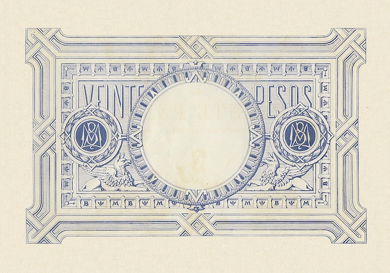 Mexico, Empire Maximilian, Banco de Mexico, 10 - 200 Pesos, 1866, P.7 - P.10, Complete Set REPLICA My Store