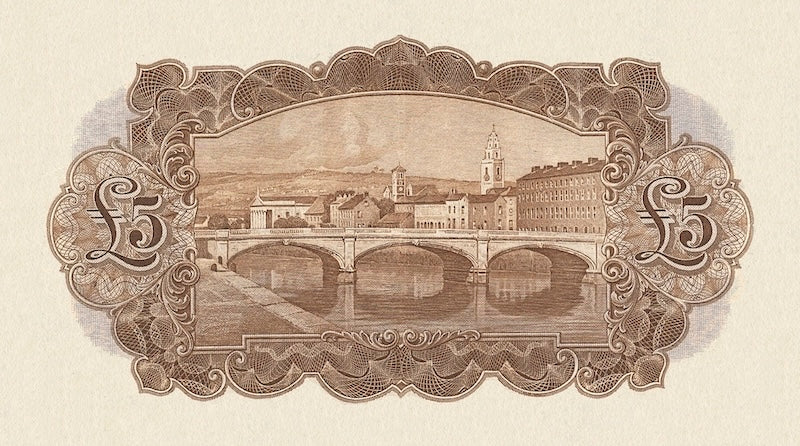 "Ireland Ploughman Issues £1 replica banknote"