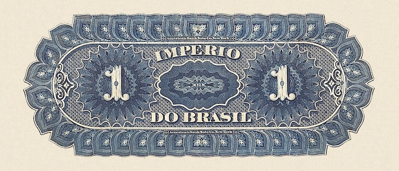 Brazil, Imperio do Brasil, Dom Pedro II,  1 Mil - 500 Mil Reis, 1870 - 1885, P.A244 - P.A249, Complete Set REPLICA My Store
