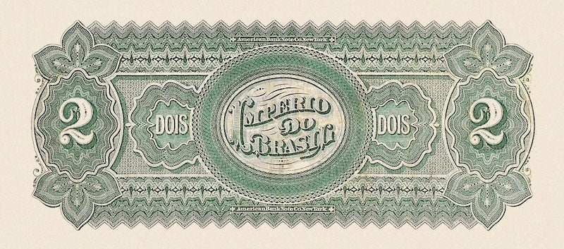 Brazil, Imperio do Brasil, Dom Pedro II,  1 Mil - 500 Mil Reis, 1870 - 1885, P.A244 - P.A249, Complete Set REPLICA My Store