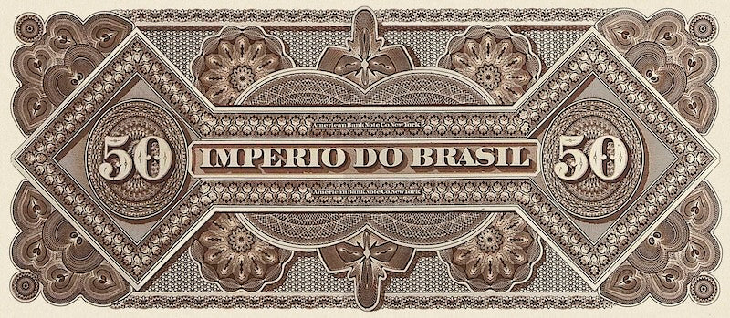 Brazil, Imperio do Brasil, Dom Pedro II,  1 Mil - 500 Mil Reis, 1870 - 1885, P.A244 - P.A249, Complete Set REPLICA My Store