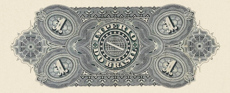 Brazil, Imperio do Brasil, Dom Pedro II, 1 Mil & 2 Mil Reis, 1868 - 1889, P.A250 - P.A251, REPLICA My Store