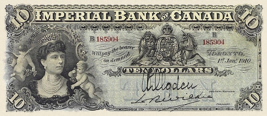 Dominion of Canada, Imperial Bank, 5 & 10 Dollars, 1902, P.S1130 - P.S1131, REPLICA My Store