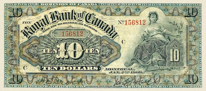 Collectible 20 Dollar Dominion of Canada Banknote