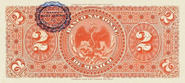 Mexico, Banco Nacional de Mexico, 50 Centavos, 1 - 1000 Pesos, 1913, P.S254 - P.S263, Complete Set REPLICA My Store