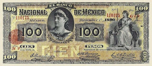 Mexico, Banco Nacional de Mexico, 50 Centavos, 1 - 1000 Pesos, 1913, P.S254 - P.S263, Complete Set REPLICA My Store