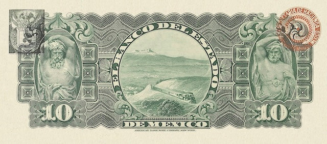 Mexico, Banco del Estado de Mexico, 1 - 1000 Pesos, 1897, P.S329 - P.S337, Complete Set REPLICA My Store