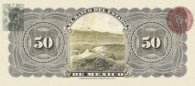 Mexico, Banco del Estado de Mexico, 1 - 1000 Pesos, 1897, P.S329 - P.S337, Complete Set REPLICA My Store
