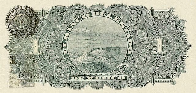 Mexico, Banco del Estado de Mexico, 1 - 1000 Pesos, 1897, P.S329 - P.S337, Complete Set REPLICA My Store