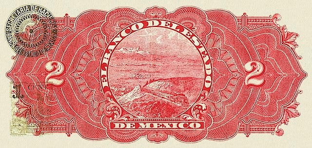 Mexico, Banco del Estado de Mexico, 1 - 1000 Pesos, 1897, P.S329 - P.S337, Complete Set REPLICA My Store