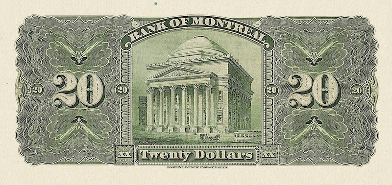 Canada, Bank of Montreal, 5 - 100 Dollars, 1931, P.S553 - P.S557, Complete Set REPLICA My Store
