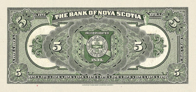 Canada, Bank of Nova Scotia, 5 - 100 Dollars, 1877 - 1929, P.S622 - P.S639, Complete Set REPLICA My Store