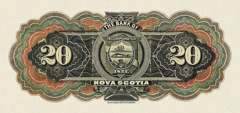 Canada, Bank of Nova Scotia, 5 - 100 Dollars, 1877 - 1929, P.S622 - P.S639, Complete Set REPLICA My Store