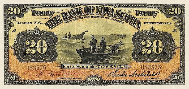 Canada, Bank of Nova Scotia, 5 - 100 Dollars, 1877 - 1929, P.S622 - P.S639, Complete Set REPLICA My Store