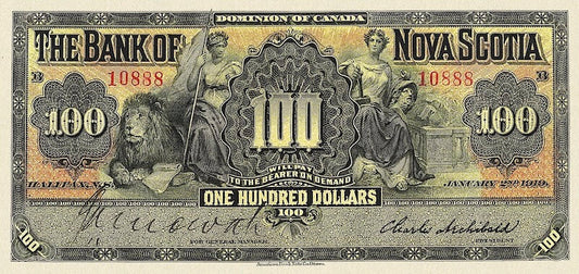 Canada, Bank of Nova Scotia, 5 - 100 Dollars, 1877 - 1929, P.S622 - P.S639, Complete Set REPLICA My Store