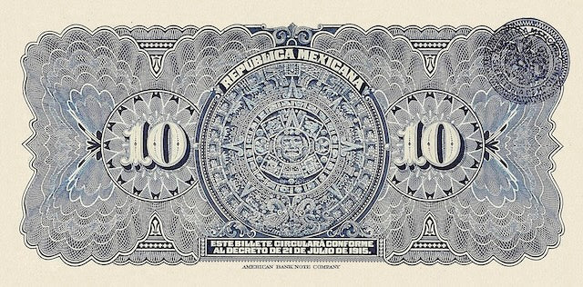 Mexico, Constitutional Government,  5 - 100 Pesos, 1915, P.S685 - P.S689, Complete Set REPLICA My Store