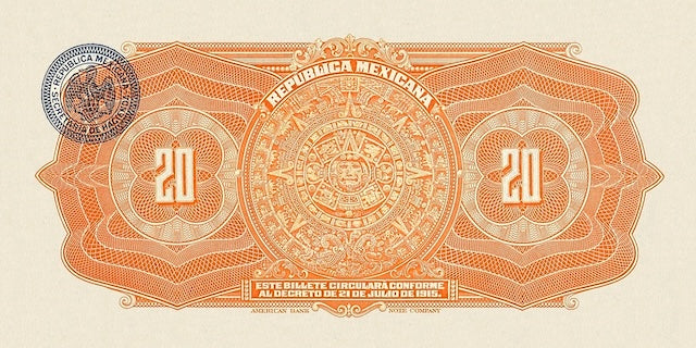 “Mexico 10 Pesos 1915 Constitutional Government replica banknote, P.686”
