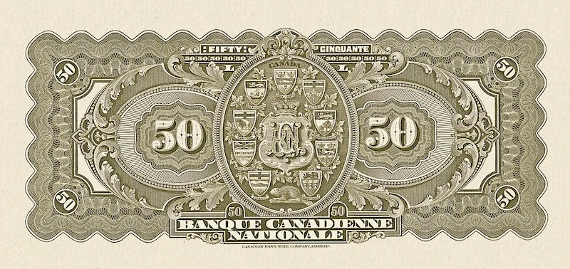 Canada, Banque Canadienne Nationale, 5 - 100 Dollars, 1925, Complete Set REPLICA My Store