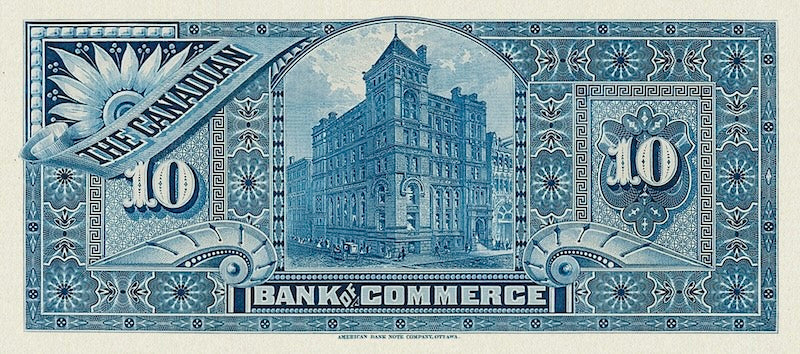 Dominion of Canada, Canadian Bank of Commerce, 5 - 100 Dollars, 1888, Complete Set REPLICA My Store