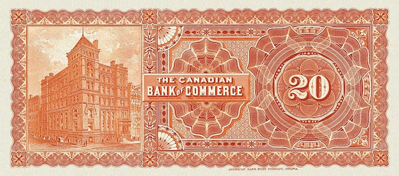 Dominion of Canada, Canadian Bank of Commerce, 5 - 100 Dollars, 1888, Complete Set REPLICA My Store