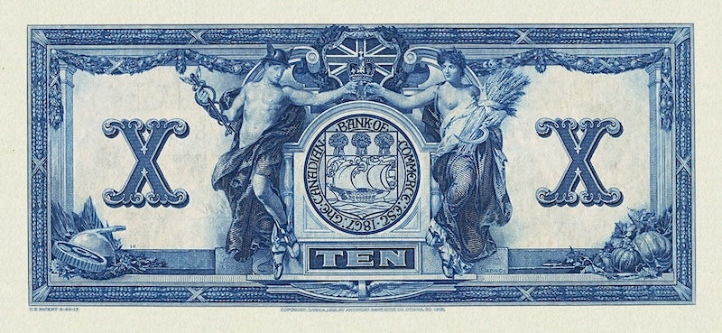 Dominion of Canada, Canadian Bank of Commerce, 5 - 100 Dollars, 1917, Complete Set REPLICA My Store